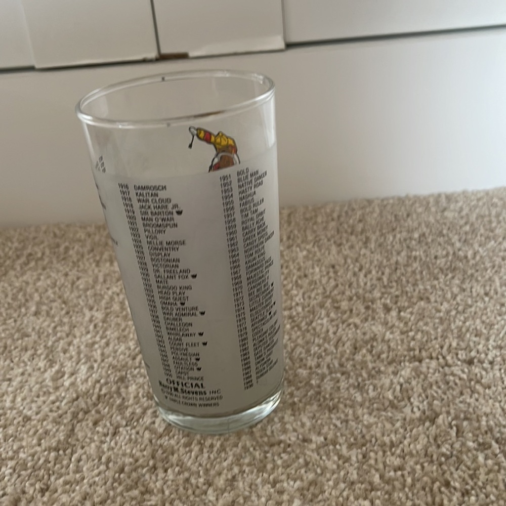 Derby 🐎 glassware - Picture 2 of 2